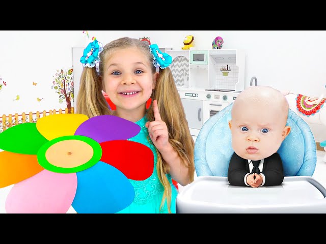 Diana and Roma New Funny Stories for kids with brother Oliver class=