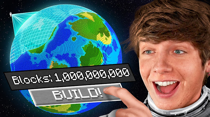 1 vs 1 Billion Block Build in Minecraft!