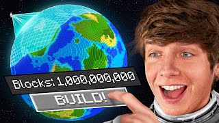 1 vs 1 Billion Block Build in Minecraft!