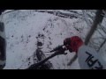 Downhill snow biken