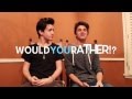 WOULD YOU RATHER!? (w/ Aaron Carpenter) | Brent Rivera
