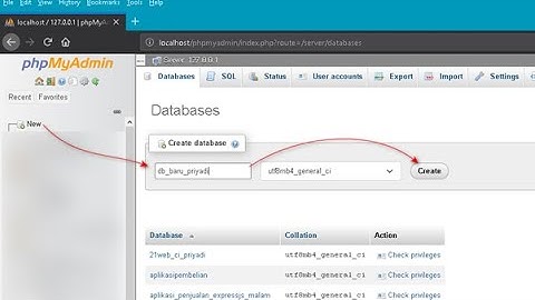2023 Prog Web PHP #1 Memahami dan mengoperasikan MYSQL Pada web server