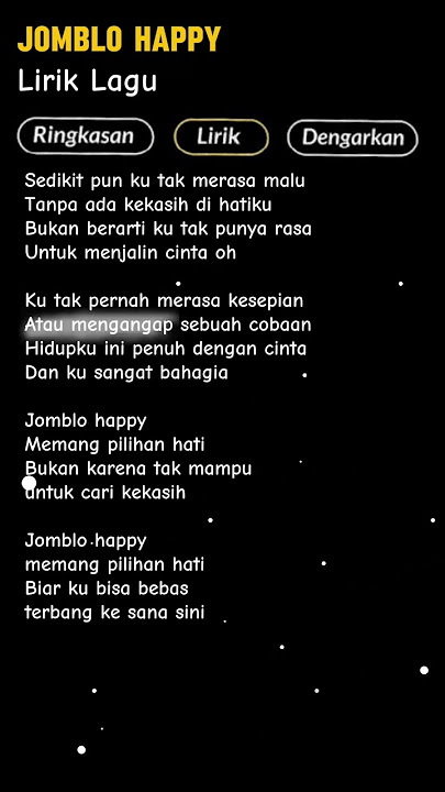 #jomblohappy#liriklagu #liriklaguviral #music#musicvidio