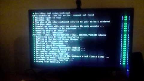 Gentoo boot in 9 seconds