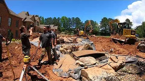 Shaquille O'neals Pond Build Timelapse!