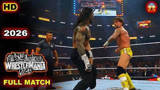  Match Roman Reigns Vs Cm Punk  Wwe Wrestlemania 42  World Heavyweight Chdanionship