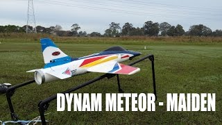 Dynam Meteor - Maiden with HobbyKing Bungee Launcher and Afterburner