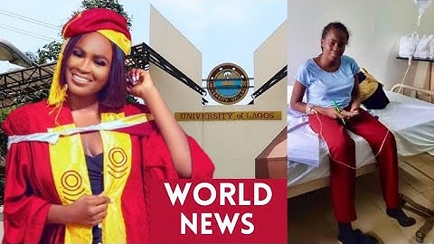 HOW I BATTLED SICKLE CELL, WROTE MOST EXAMS IN HOSPITAL BED - UNILAG FIRST CLASS GRADUATE