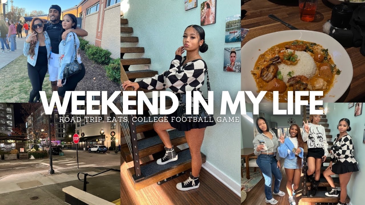 WEEKEND in My Life: Girls Road Trip, College Football Game, Storytime, etc. | Vlogmas Day 7