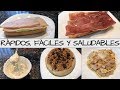 5 DESAYUNOS FÁCILES, RÁPIDOS Y SALUDABLES | ALOCLAUU