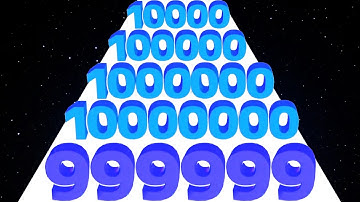 Number Run Game: Merge Number vs Number Run 3D - Satisfying ASMR Gameplay (Noob vs Pro vs Hacker)