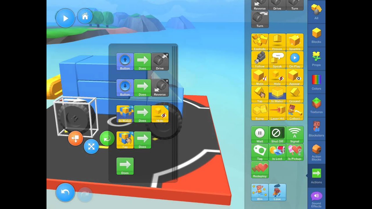 [Blocksworld HD] AllTerrain Vehicle (Custom Walkthrough) Part 2 YouTube