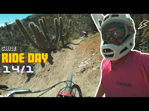 VOLVIMOS A RODAR EN LA CORDILLERA DE LOS ANDES - 14/1 ⚡ DOWNHILL ⚠️ CHILE