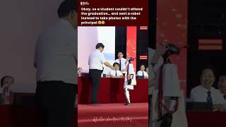 Robot takes student&#39;s place for graduation photos! #AI #robotics #robot #artficialintelligence
