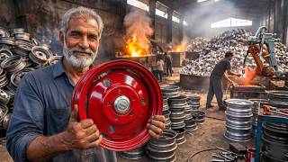 The Tractor Rim Manufacturing Process ! You've Never Seen This Before ! #diy