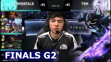TSM vs Immortals | Game 2 Grand Finals S7 NA LCS Summer 2017 Play-Offs Boston | TSM vs IMT G2