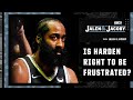 Is James Harden justified in his frustration over the Nets’ season so far? | Jalen & Jacoby