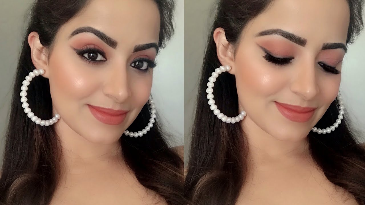 Sweat Proof Makeup With White Dress