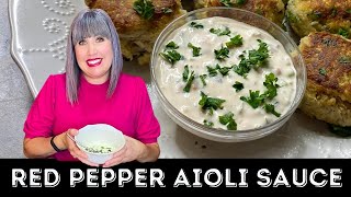 Red Pepper Aioli Sauce Recipe | Garlic Aioli Sauce | How To Make Aioli Sauce Red Pepper Aioli Sauce Recipe | Garlic Aioli Sauce | How To Make Aioli Sauce