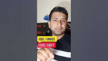 Hide / unhide excel sheet | how to hide and unhide excel sheet #exceltricks #exceltips