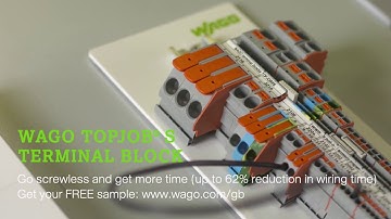 Go Screwless with WAGO TOPJOB®S Din Rail Terminal Blocks