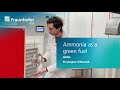 Ammonia as a green fuel – EU project HiPowAR
