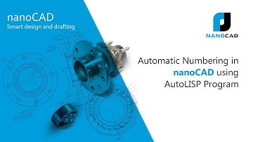 Automatic Numbering in nanoCAD using AutoLISP Program