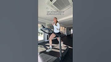 My interval sprint workout as a pro soccer player #sprinttraining #soccertraining #soccergirl