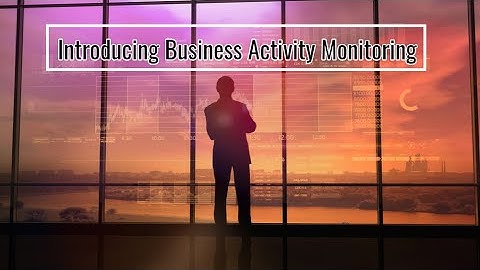 Introducing Business Activity Monitoring