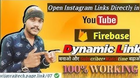 #DynamicLink  kaise banaye 2020 | How to Create Dynamic Link and Grow Channel | Firebase Dynamic Lin