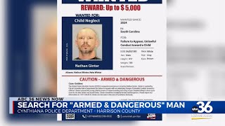 Search for "armed and dangerous" man in Harrison County