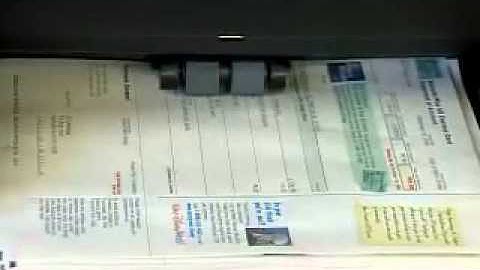 Kodak i4600 Scanner - Mixed financial documents with controlled stacking