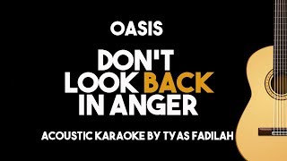 Don't Look Back in Anger - Oasis (Acoustic Guitar Karaoke Version) chords