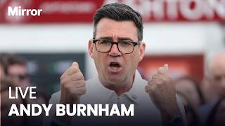 LIVE: Andy Burnham sets out his economic vision for UK after announcing leadership bid
