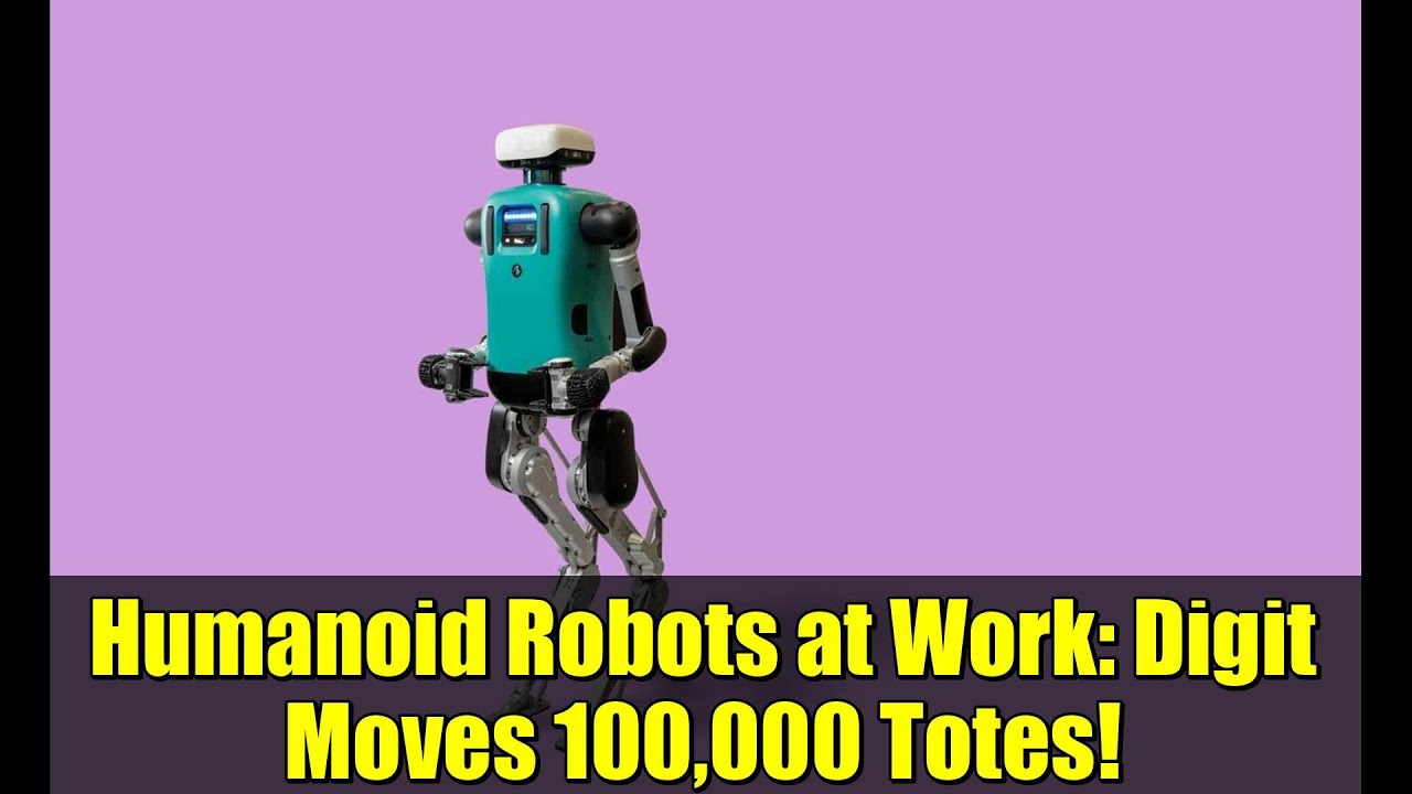 Человекоподобные роботы в действии: цифровая система перемещает 100 000 контейнеров!