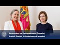 Întrevedere cu Ambasadoarea Canadei, Annick Goulet, la încheierea de mandat