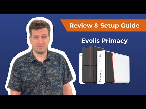 Card Imaging Evolis Primacy Single-Sided ID Card Printer and Supplies Bundle Software video
