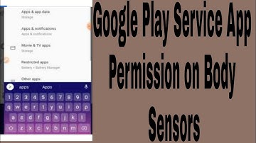 How to Google Play Service App Permission on Body Sensors #Shorts