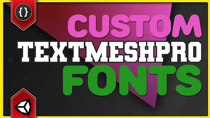 How to Import Custom Fonts in Text Mesh Pro [Unity Tutorial]