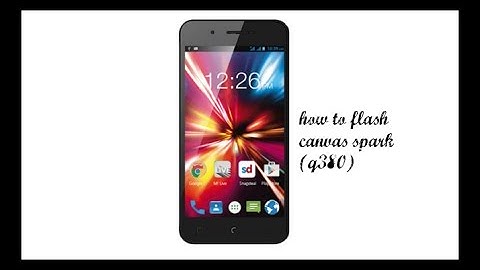 how to flash micromax canvas sprak