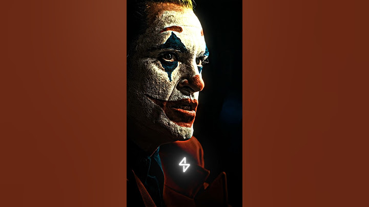 The Joker: “I Pass You Everyday And You Don’t Notice Me”😳