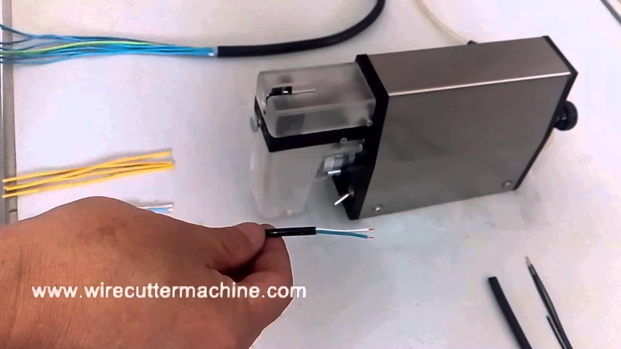 make a wire stripping machine as Schleuniger UniStrip 2015 YouTube