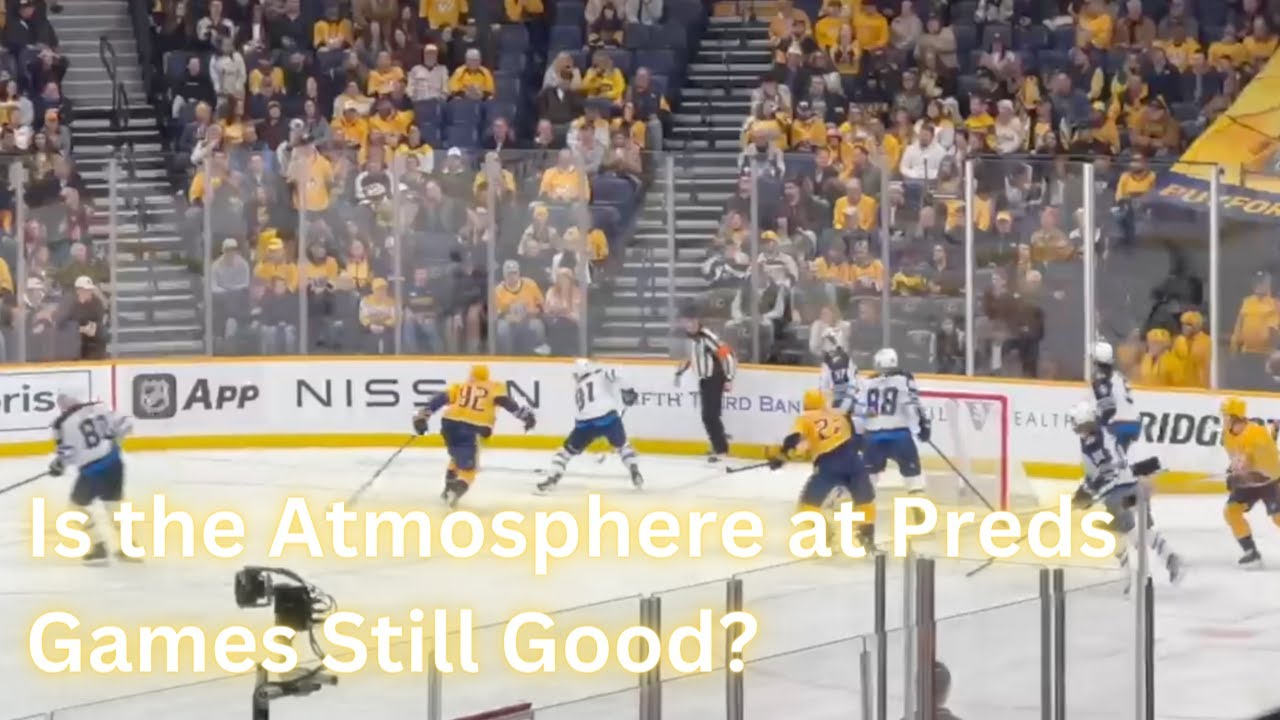Preds Atmosphere on a Tuesday Night YouTube