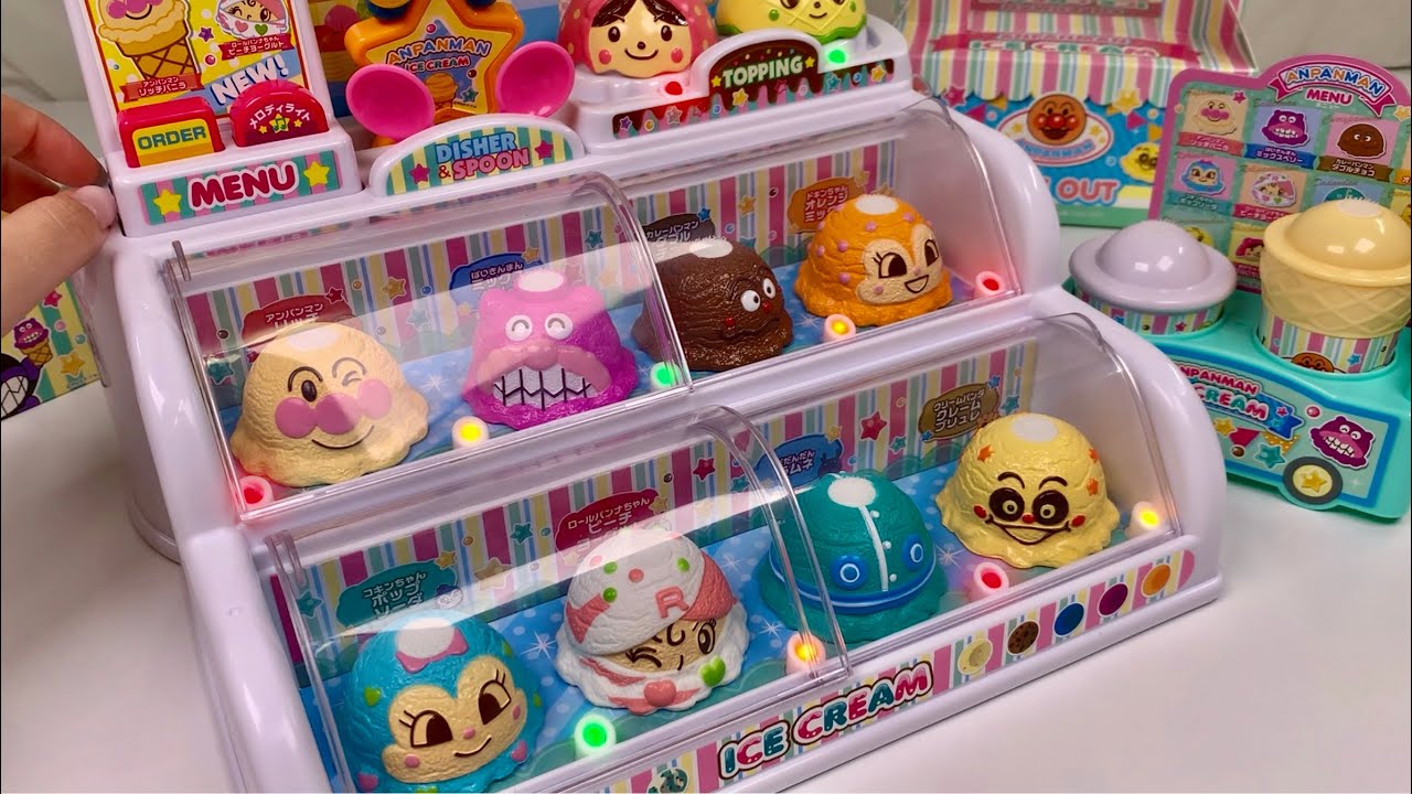 🐰Toy asmr🐰] Anpanman Ice Cream Store Toys Satisfying with