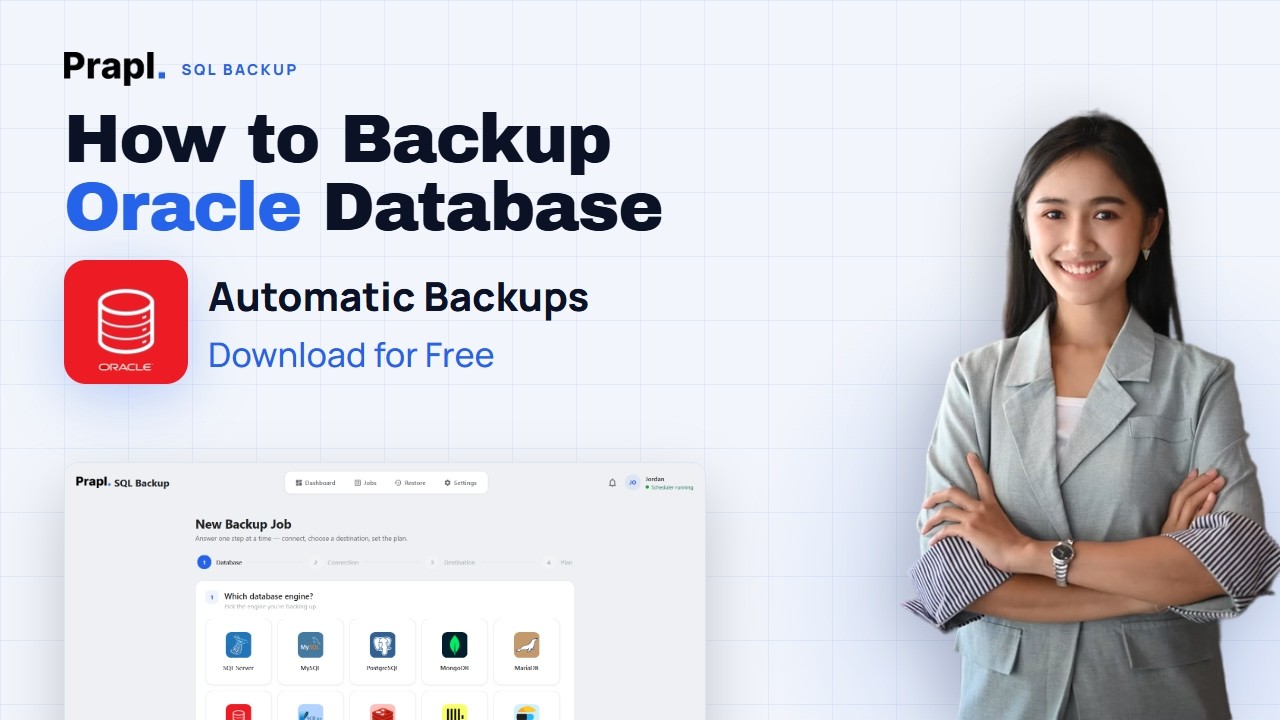 oracle database backup software video tutorial