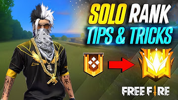 Solo Rank Push Tips And Tricks | Win Every Ranked Match | How To Push Rank In Free Fire session 45