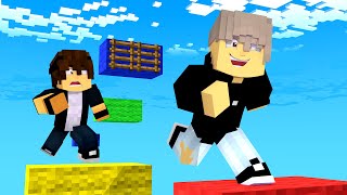 Minecraft: IMPOSSIVEL GANHAR ESSA CORRIDA DE PARKOUR ‹ ST4TIC ›