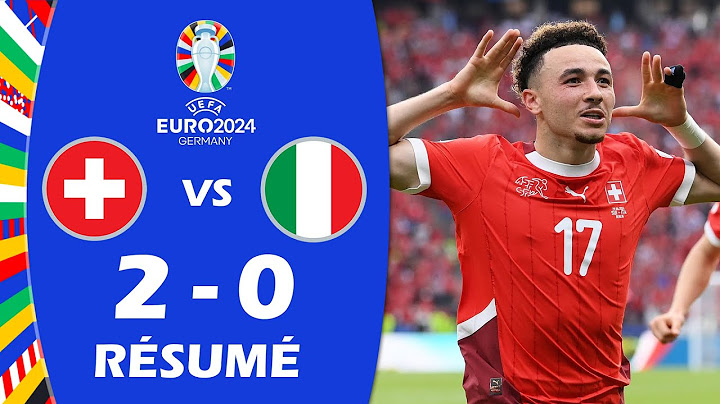 Résumé: Suisse 2-0 Italie | UEFA Euro 2024