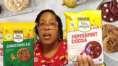 Nestle toll house peppermint cocoa cookie dough
