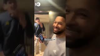 Fenerbahçe Bekonun 2.24 Boyundaki̇ Oyuncusu Boban Marjanovi̇ci̇n Asansör İle İmti̇hani